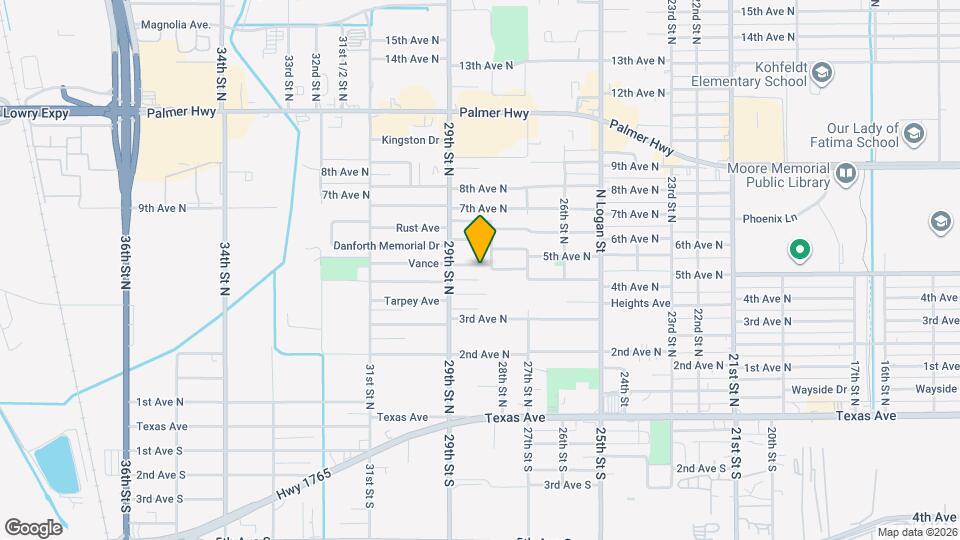 2809 5th Ave N Map and Location Details