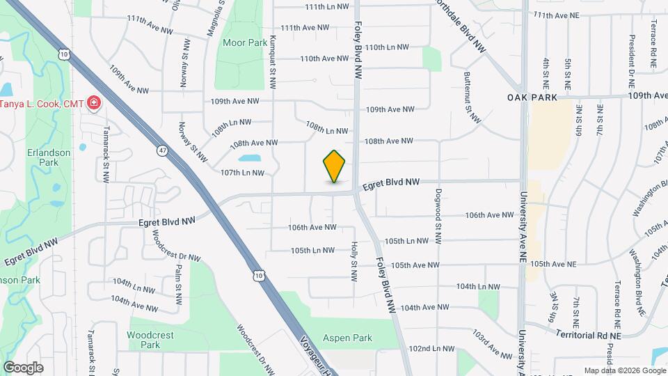 431 Egret Blvd NW Map and Location Details
