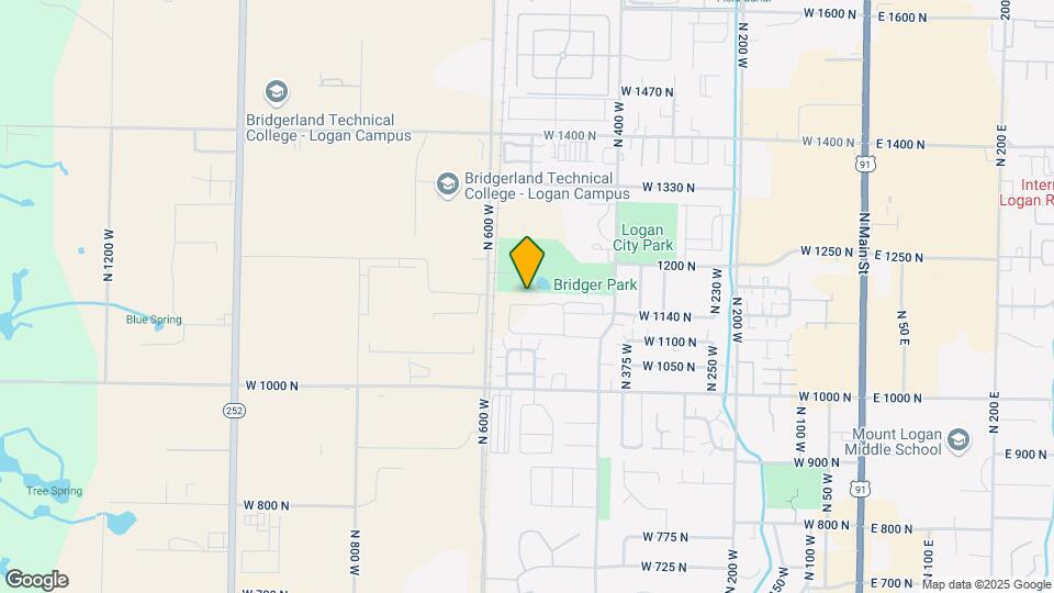 537 W 1150 N Map and Location Details