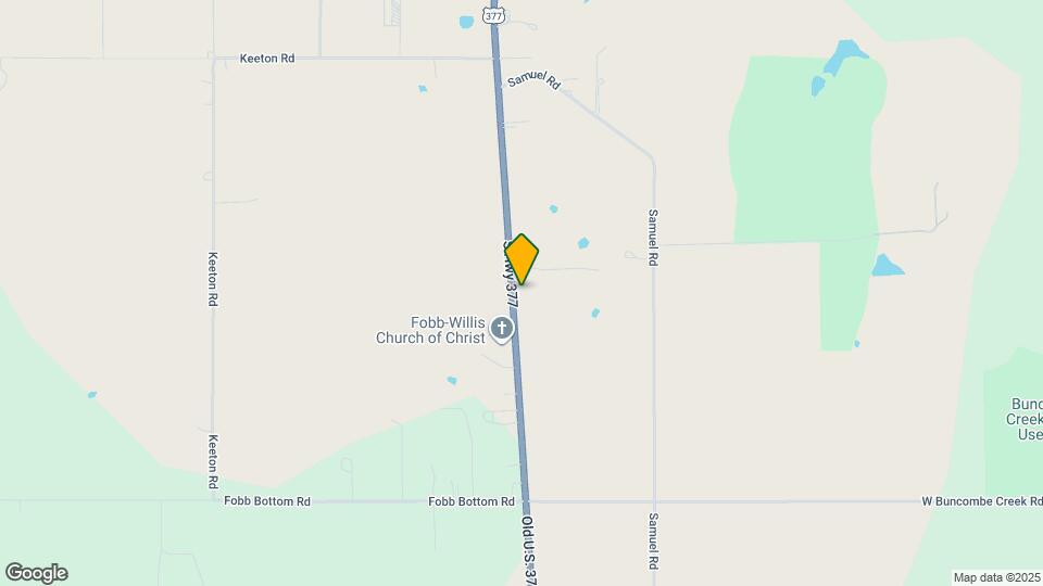 5472 S Hwy 377 Map and Location Details