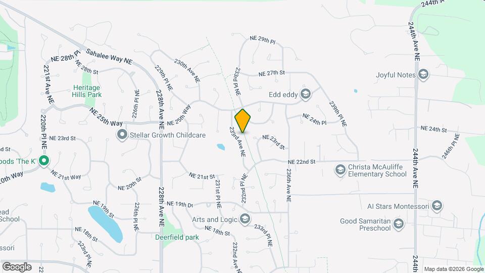 2322 233rd Ave NE Map and Location Details