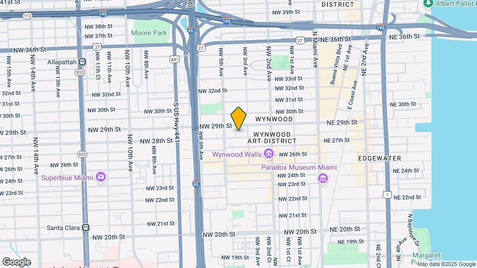 335 NW 28th St Map and Location Details