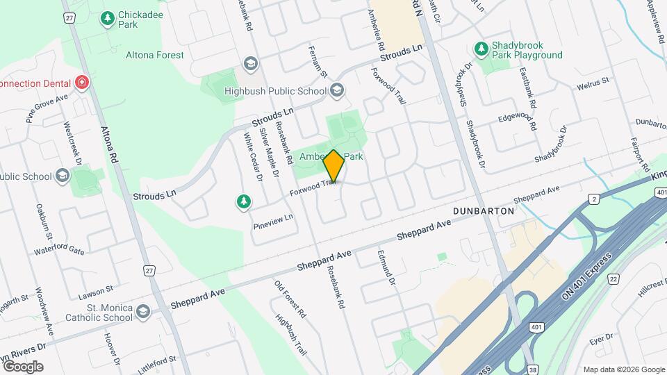 583 Foxwood Trl Map and Location Details