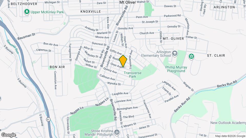 310 Onyx Ave Map and Location Details