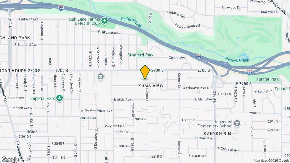 2750 S 2000 E, Unit Apt C Map and Location Details