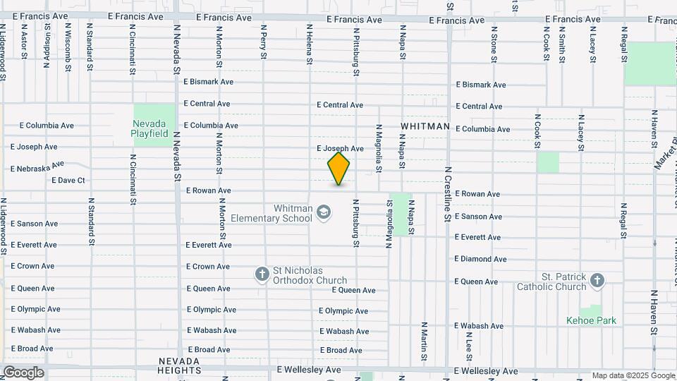 1631 E Rowan Ave Map and Location Details