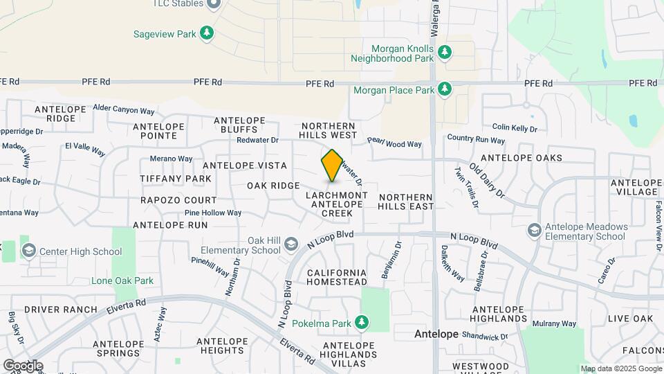 8506 Sutter Creek Way Map and Location Details