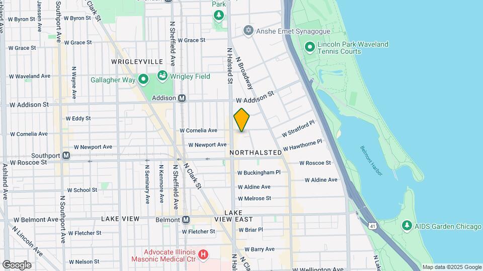 737 W Cornelia Ave Mapa y Detalles de la Ubicación