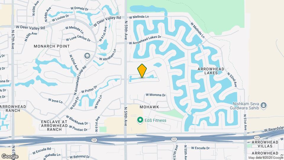 5820 W Del Lago Cir Mapa y Detalles de la Ubicación