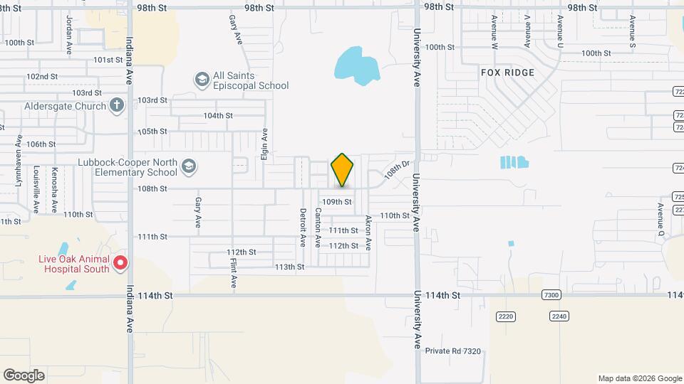 2709 108th St Map and Location Details