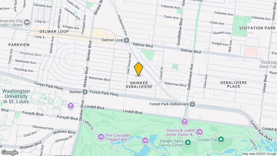 5920 McPherson Ave, Unit 2nd Floor Map and Location Details