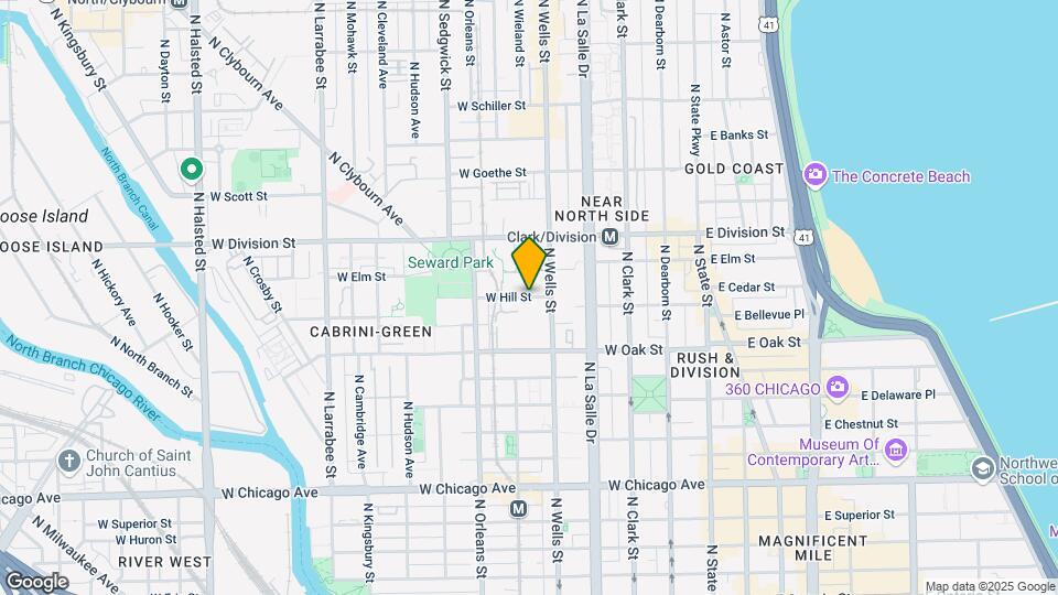 220 W Hill St Map and Location Details