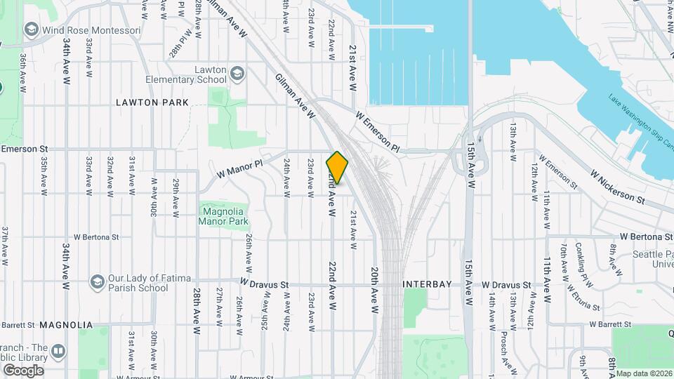 3608 22nd Ave W Mapa y Detalles de la Ubicación