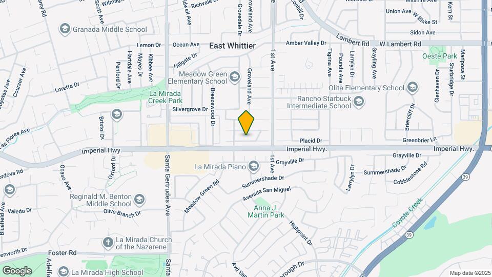 16061 Placid Dr Map and Location Details