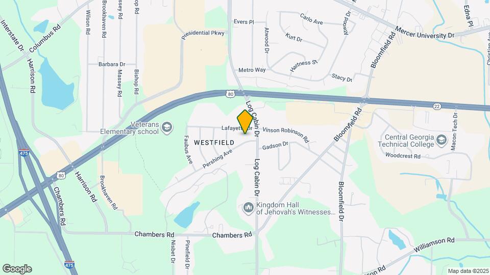 4029 Pershing Ave Map and Location Details