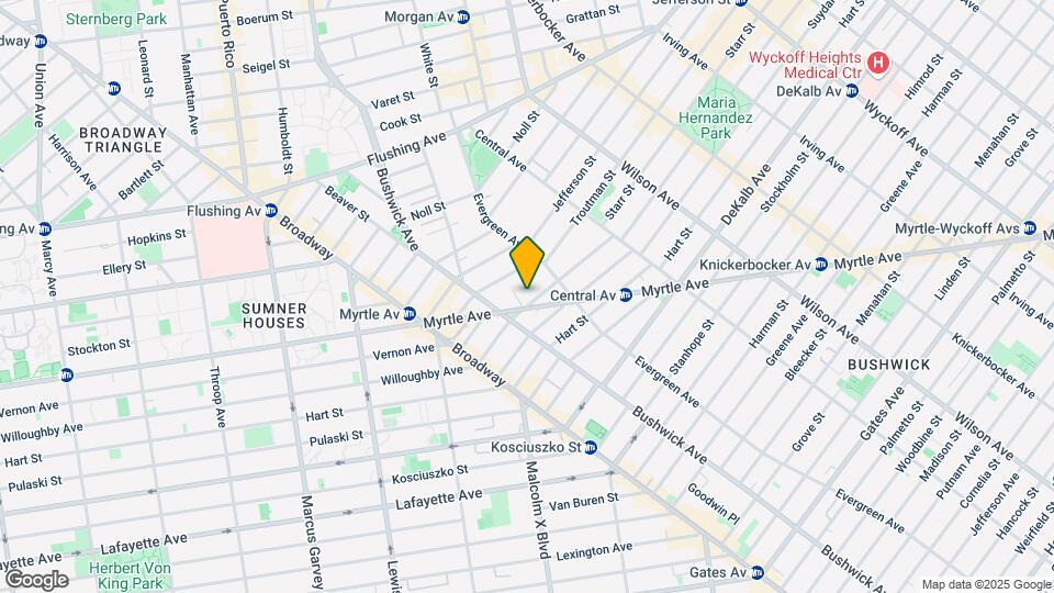 945 Willoughby Ave Map and Location Details
