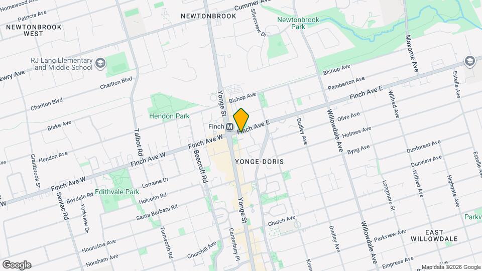 20 Olive Ave, Unit 1106 Map and Location Details