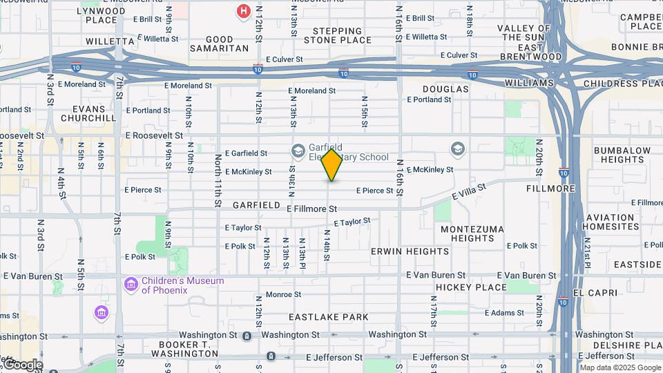1402 E Pierce St Map and Location Details