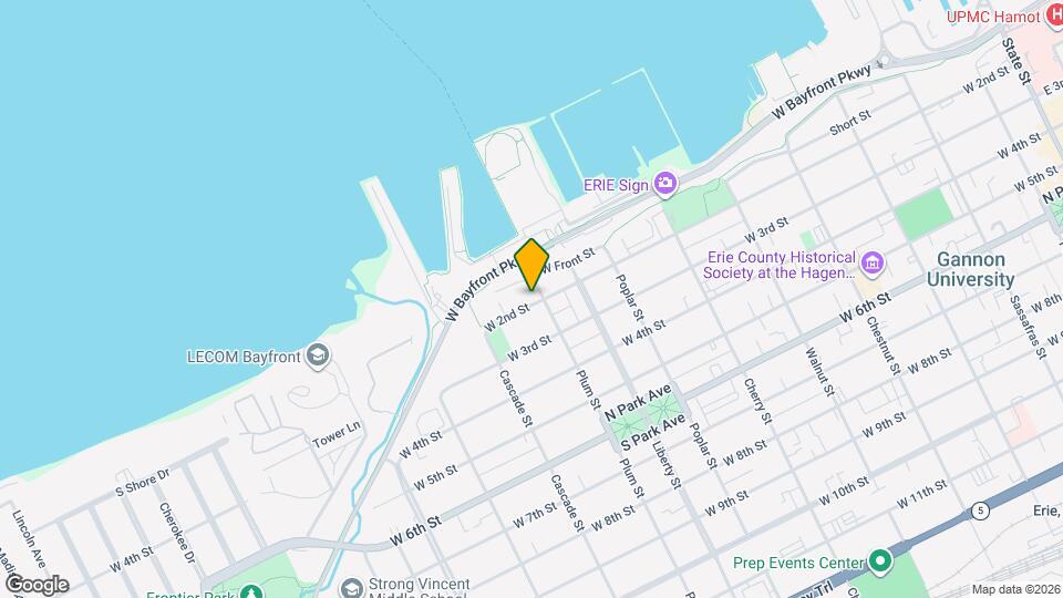 912 W 2nd St Map and Location Details