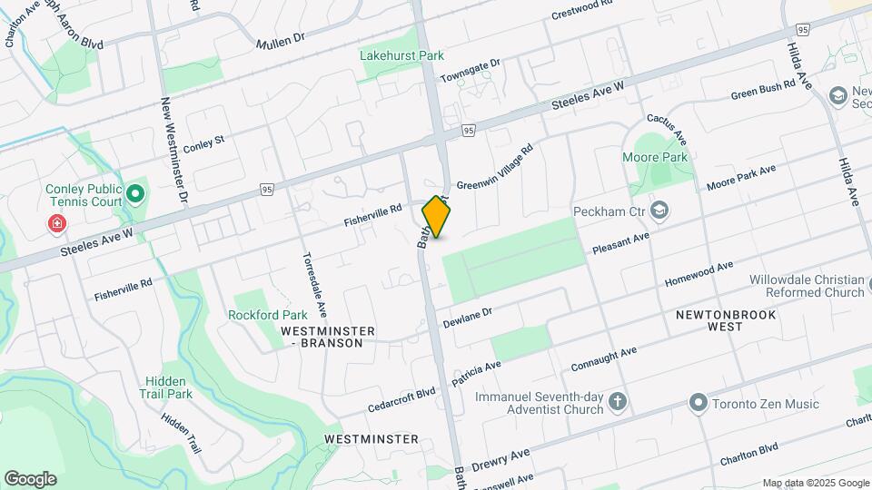 6161 Bathurst St Map and Location Details
