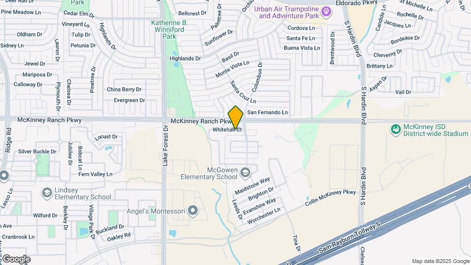 4613 Whitehall Ct Map and Location Details