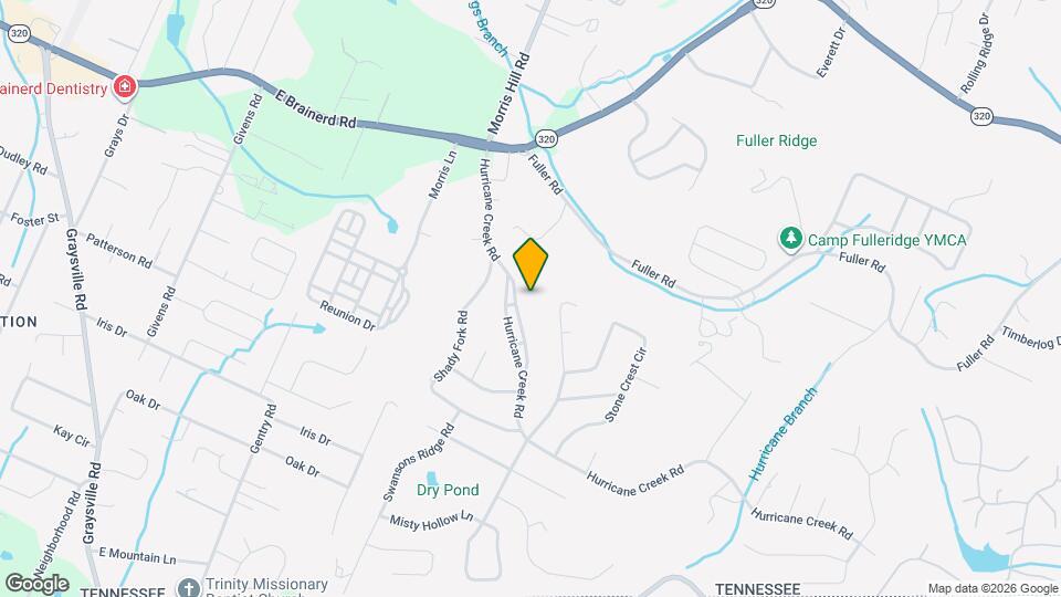1078 Hurricane Creek Rd Map and Location Details