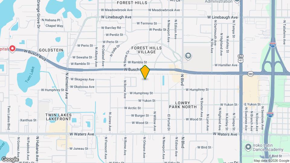 8915 N Orleans Ave, Unit 180 Map and Location Details