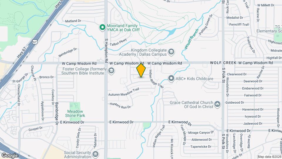 1933 Garden Crest Ln Map and Location Details