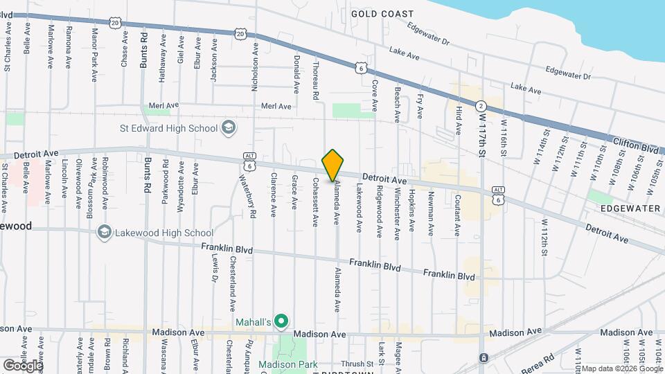 1422 Alameda Ave, Unit 2 Map and Location Details