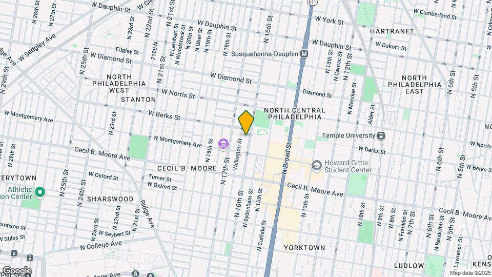1836 N 16th St Mapa y Detalles de la Ubicación