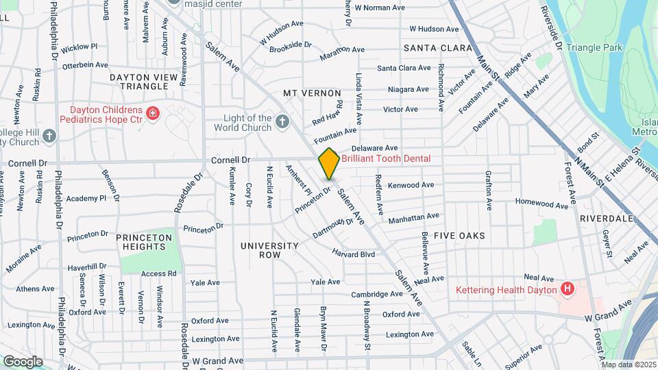 1124 Salem Ave Map and Location Details