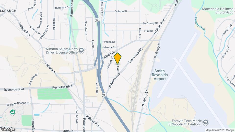 3702 Ogburn Ave Map and Location Details