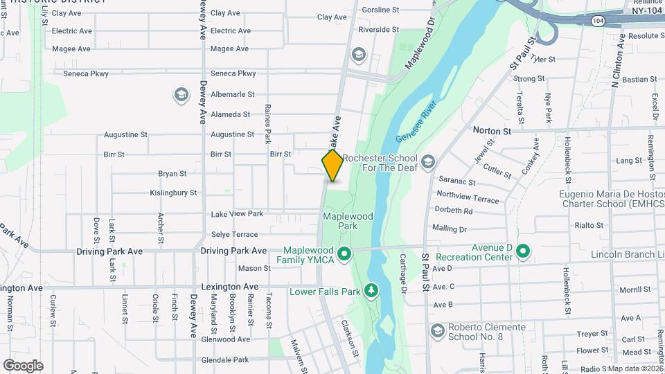 1006 Lake Ave Map and Location Details