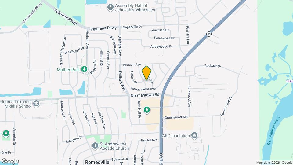 713 Essex Ave Map and Location Details