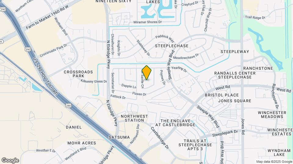 9607 Cleveland Bay Ct Map and Location Details