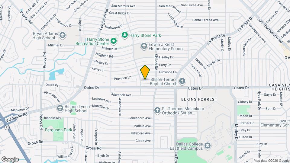 2616 Marbella Ln Mapa y Detalles de la Ubicación