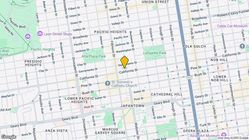 2314 California St Map and Location Details