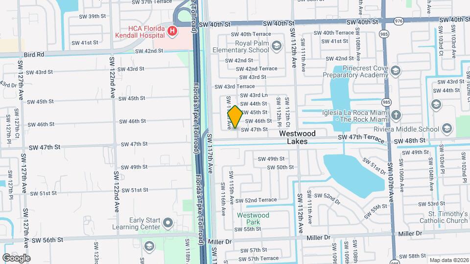 11440 SW 47th St Map and Location Details