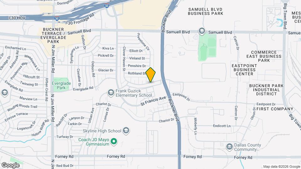 4803 Clover Haven St Map and Location Details