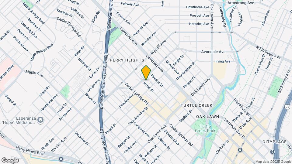 4136 N Hall St Map and Location Details