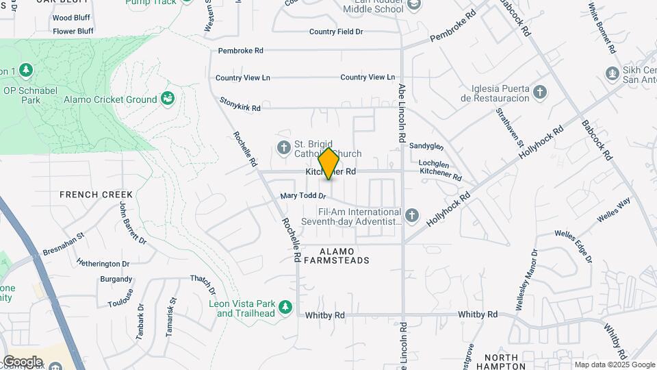 9315 Marble Hill Drive Map and Location Details