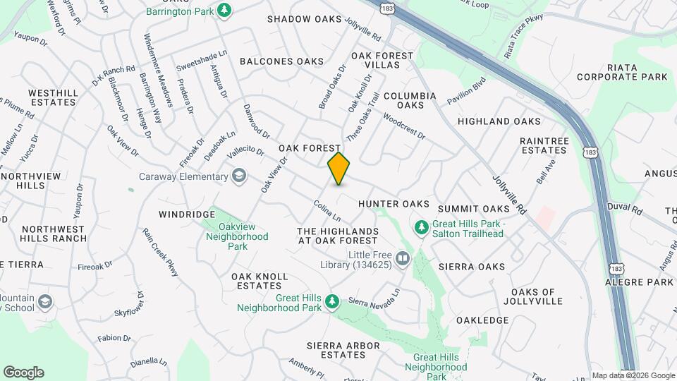 6506 Harrogate Dr Map and Location Details