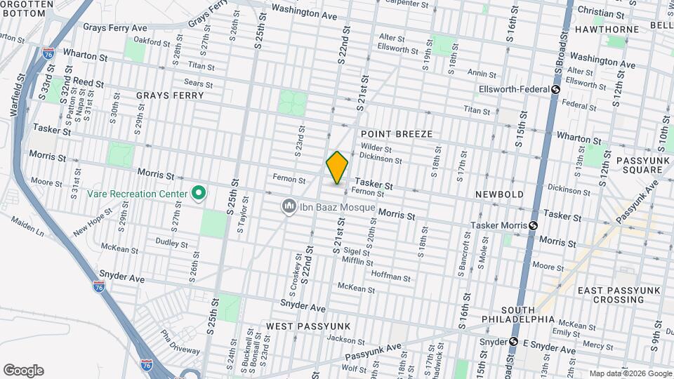 2118 Fernon St Mapa y Detalles de la Ubicación