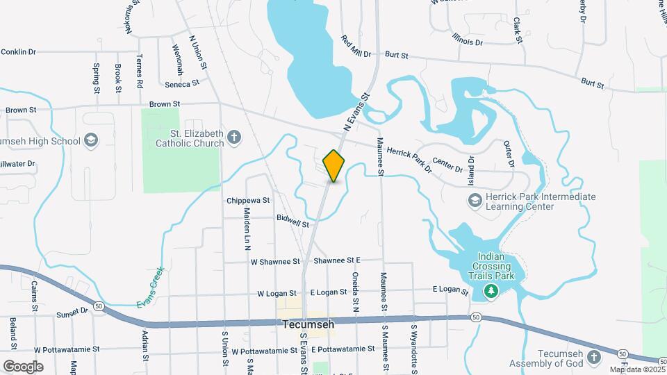 428-500 N Evans St Map and Location Details