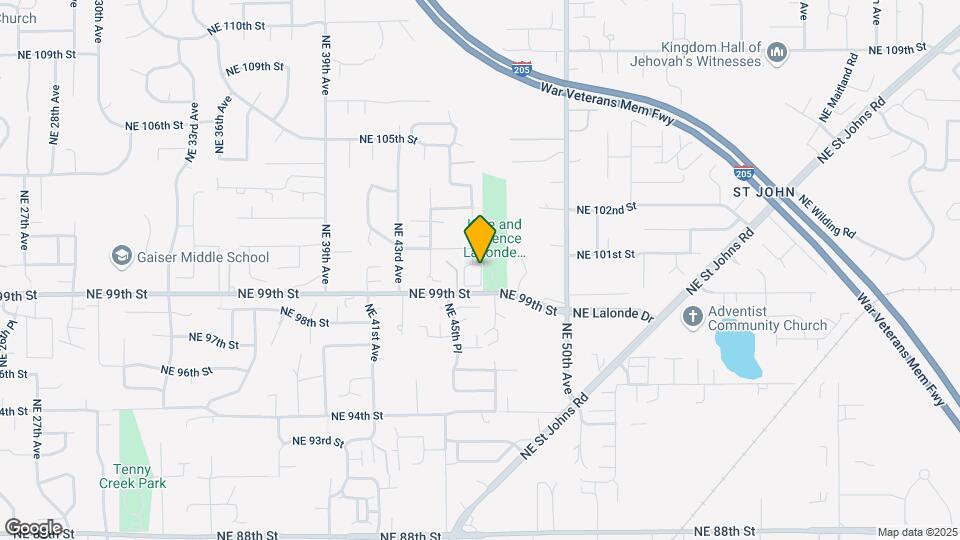 9913 NE 46th Ct Map and Location Details