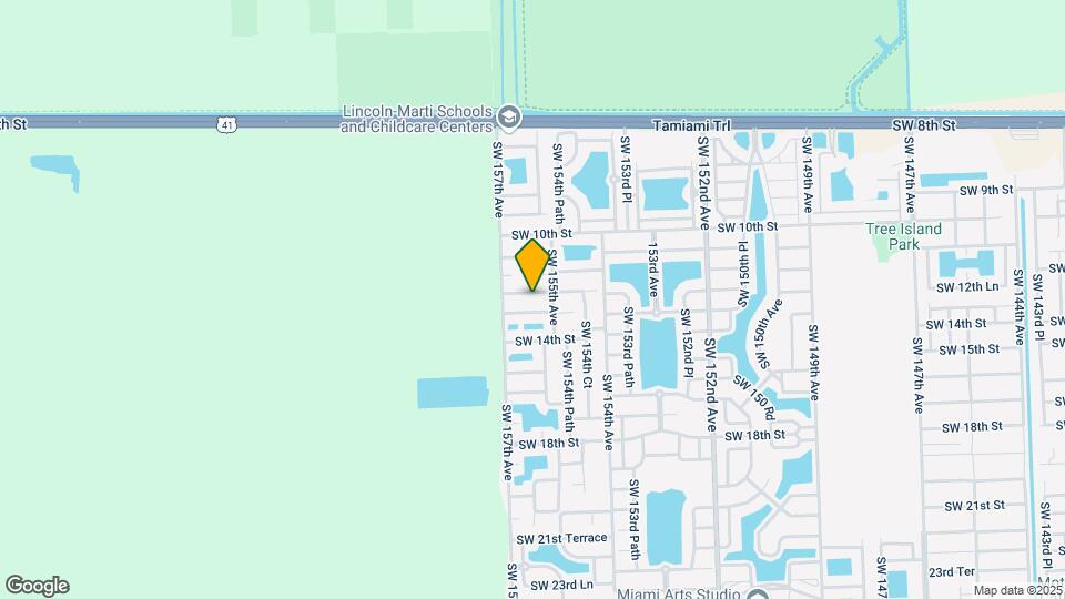 15564 SW 12th Terrace Map and Location Details