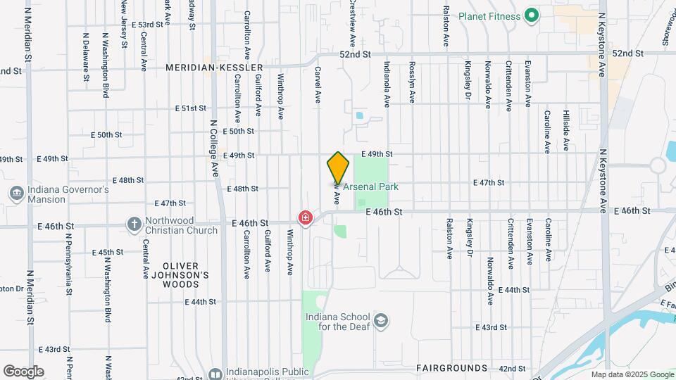 4651 Crestview Ave Map and Location Details