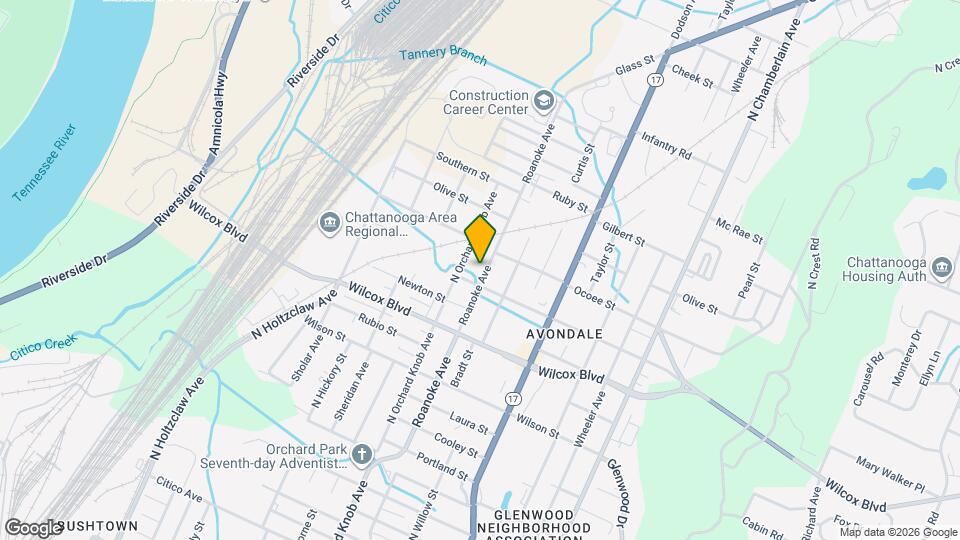 1609 Roanoke Ave Map and Location Details