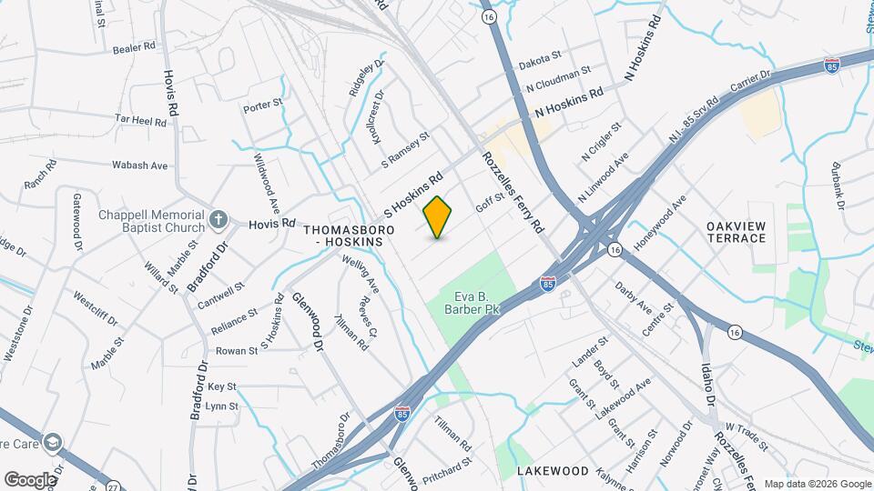 301 S Goff St Map and Location Details