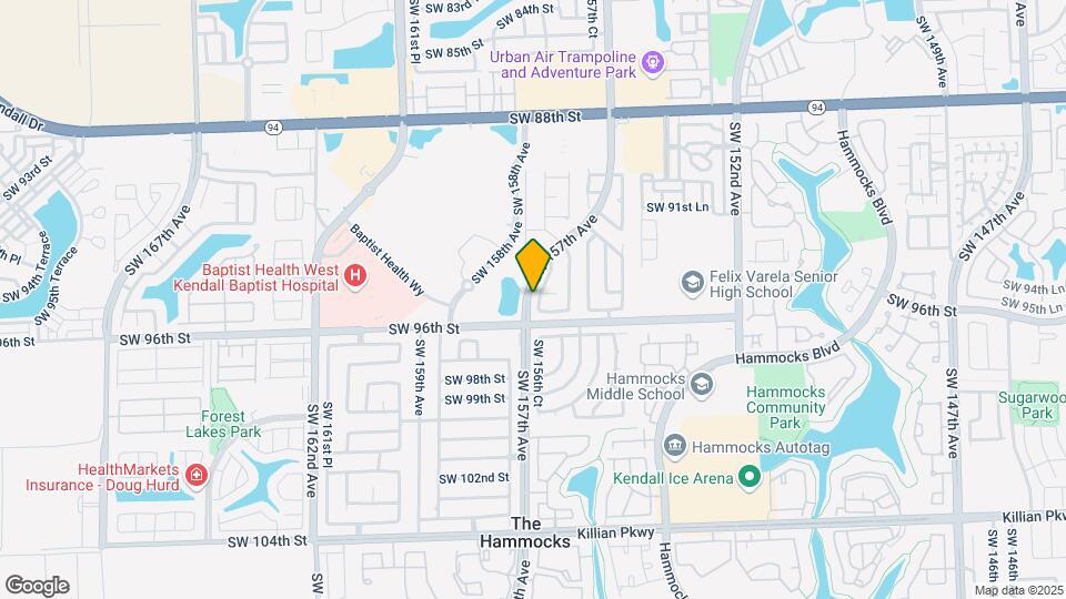 9546 SW 156th Pl Map and Location Details